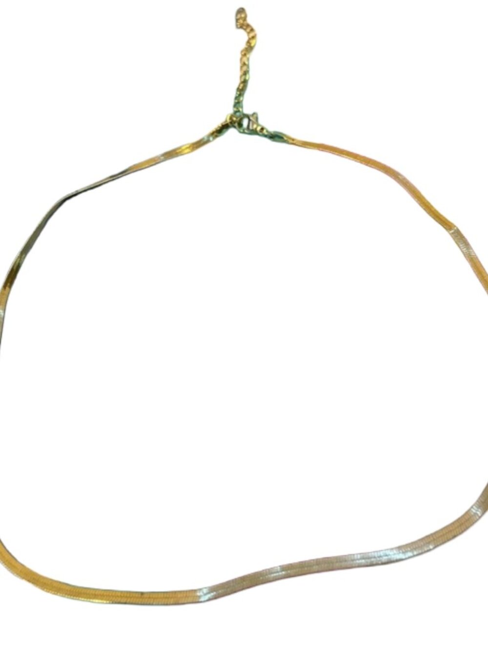 Unlisted Gold Herringbone Necklace - Sleek Layering Chain